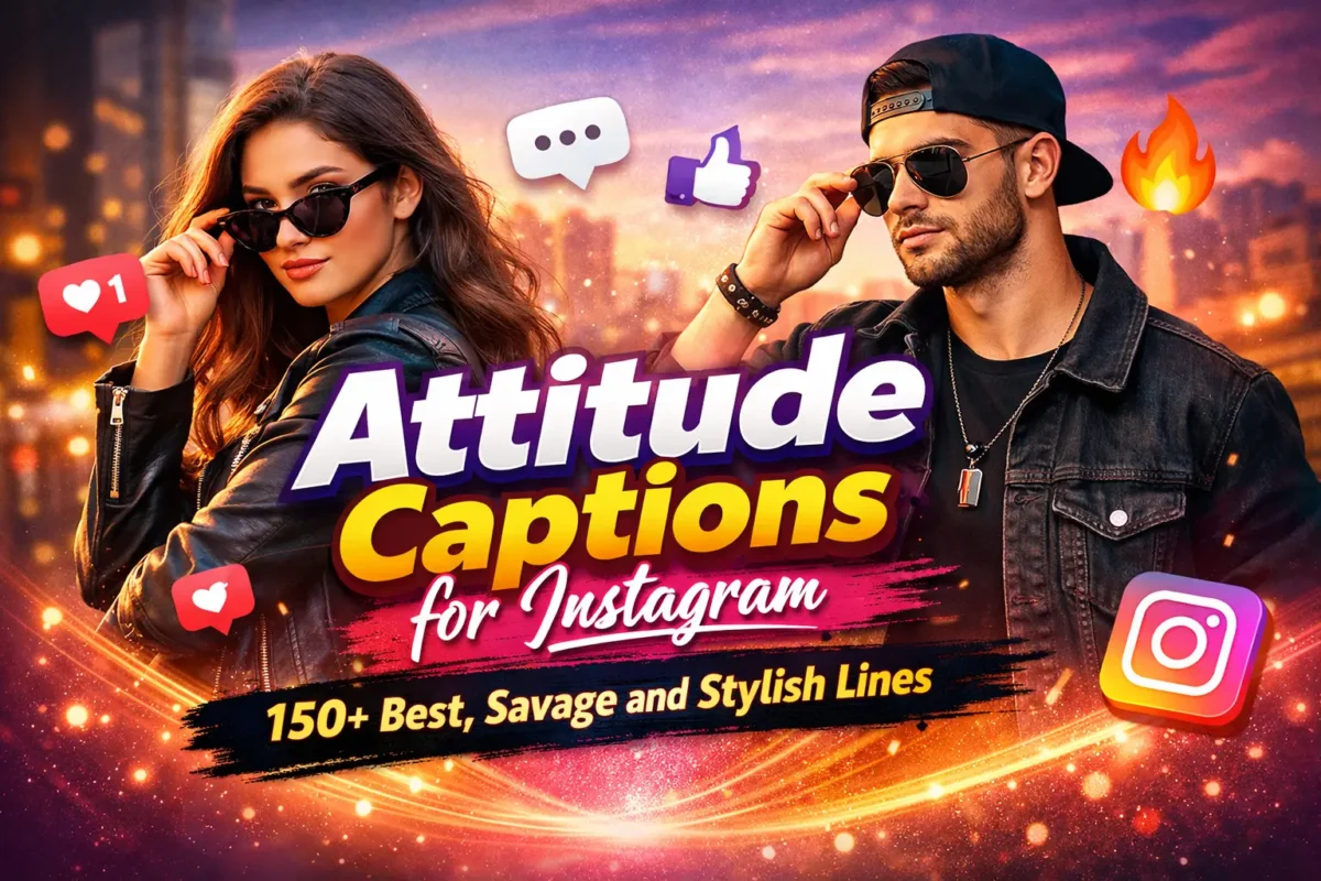 Attitude Captions for Instagram
