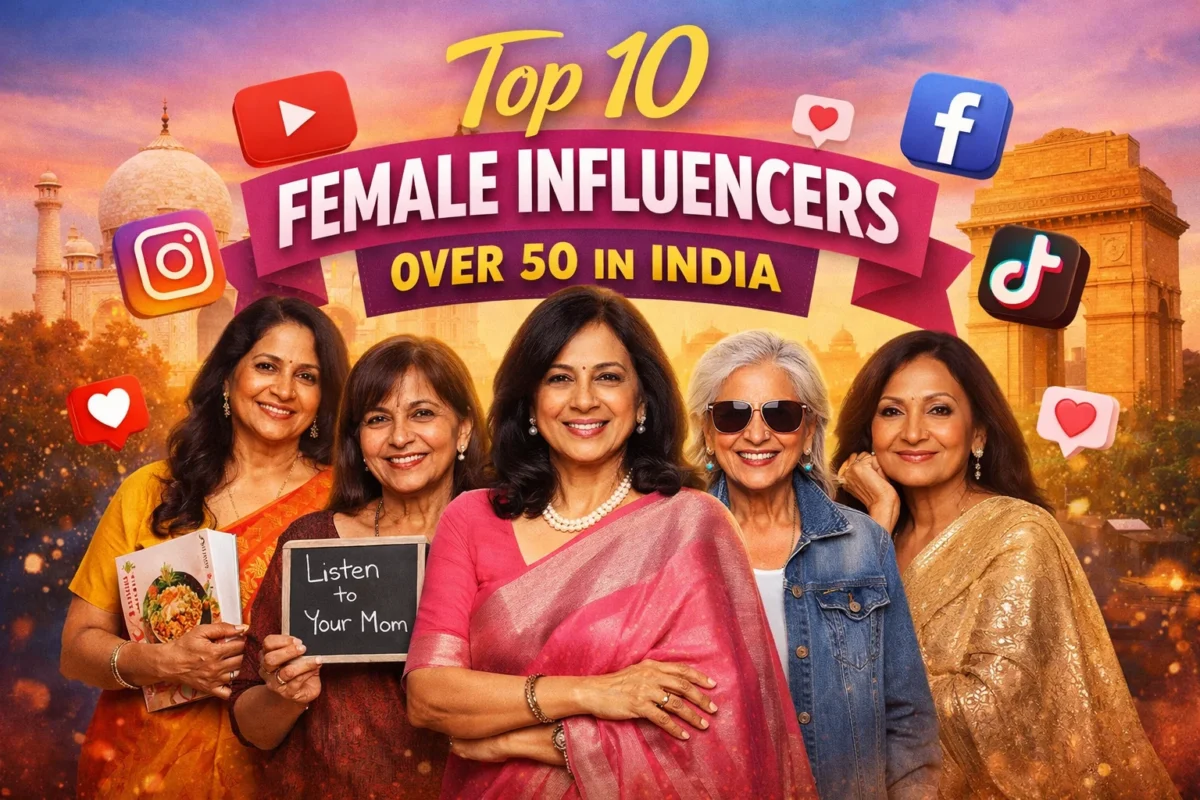 Female Influencers Over 50 in India