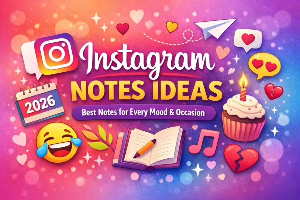 Instagram Notes Ideas