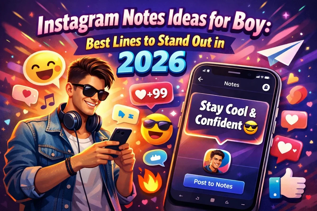 Instagram Notes Ideas for Boy