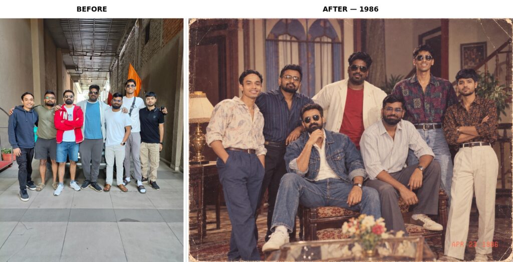 Retro Bollywood-Inspired Prompt