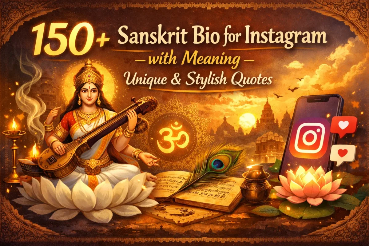Sanskrit Bio for InstagramSanskrit Bio for Instagram