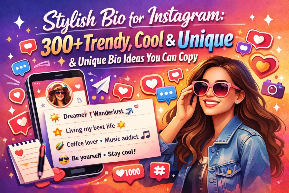 Stylish Bio for Instagram