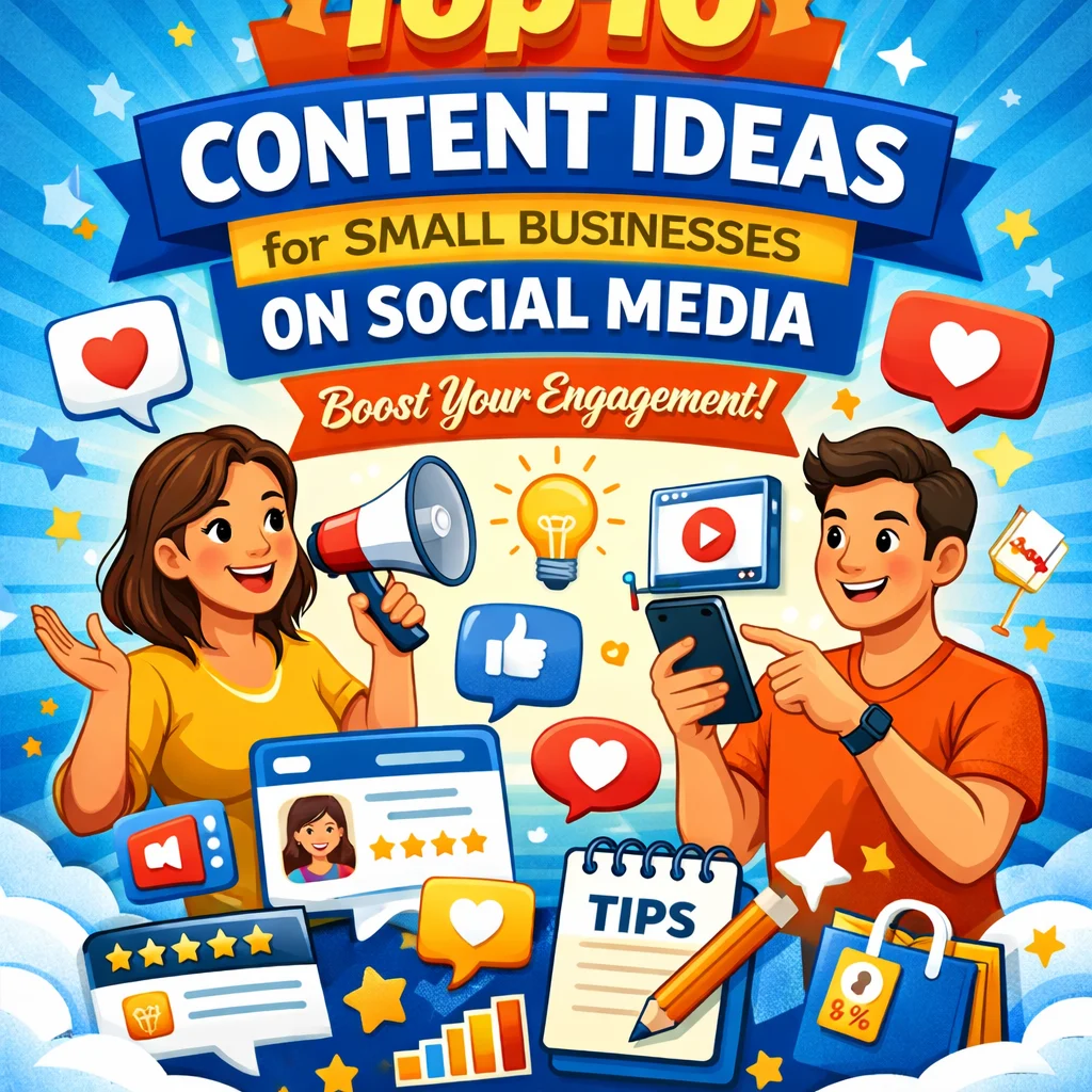 Top 10 Content Ideas for Small Businesses on Social Media