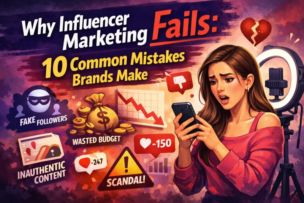 Why Influencer Marketing Fails 10 Common Mistakes Brands Make