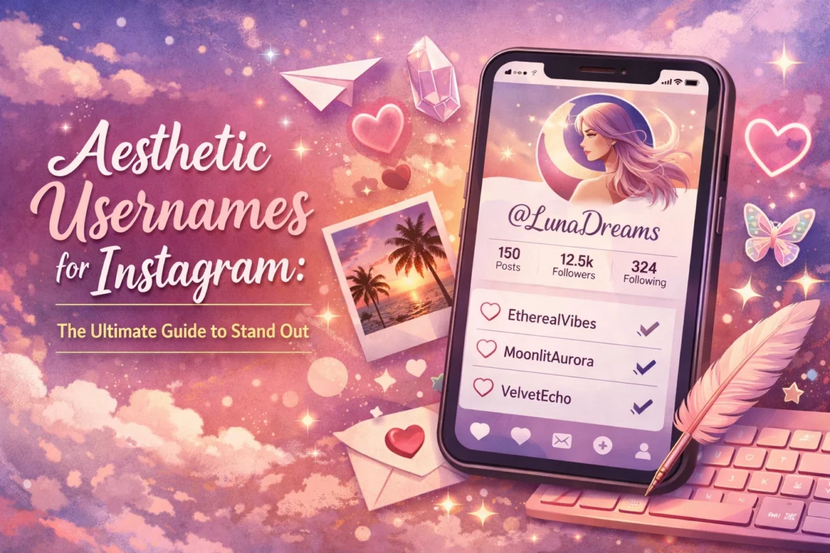 aesthetic usernames for instagram