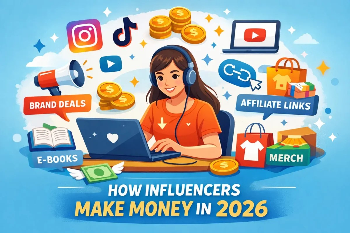 how influencers make money