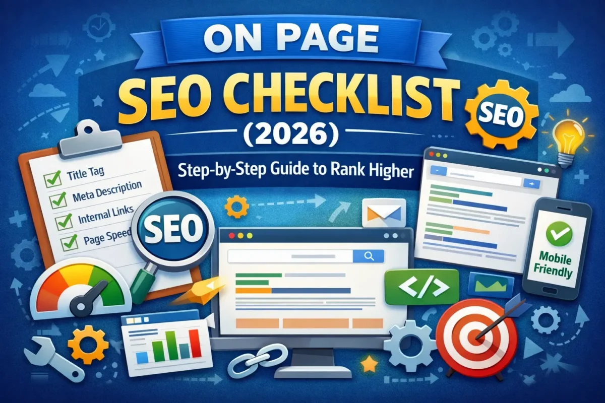 on page SEO checklist