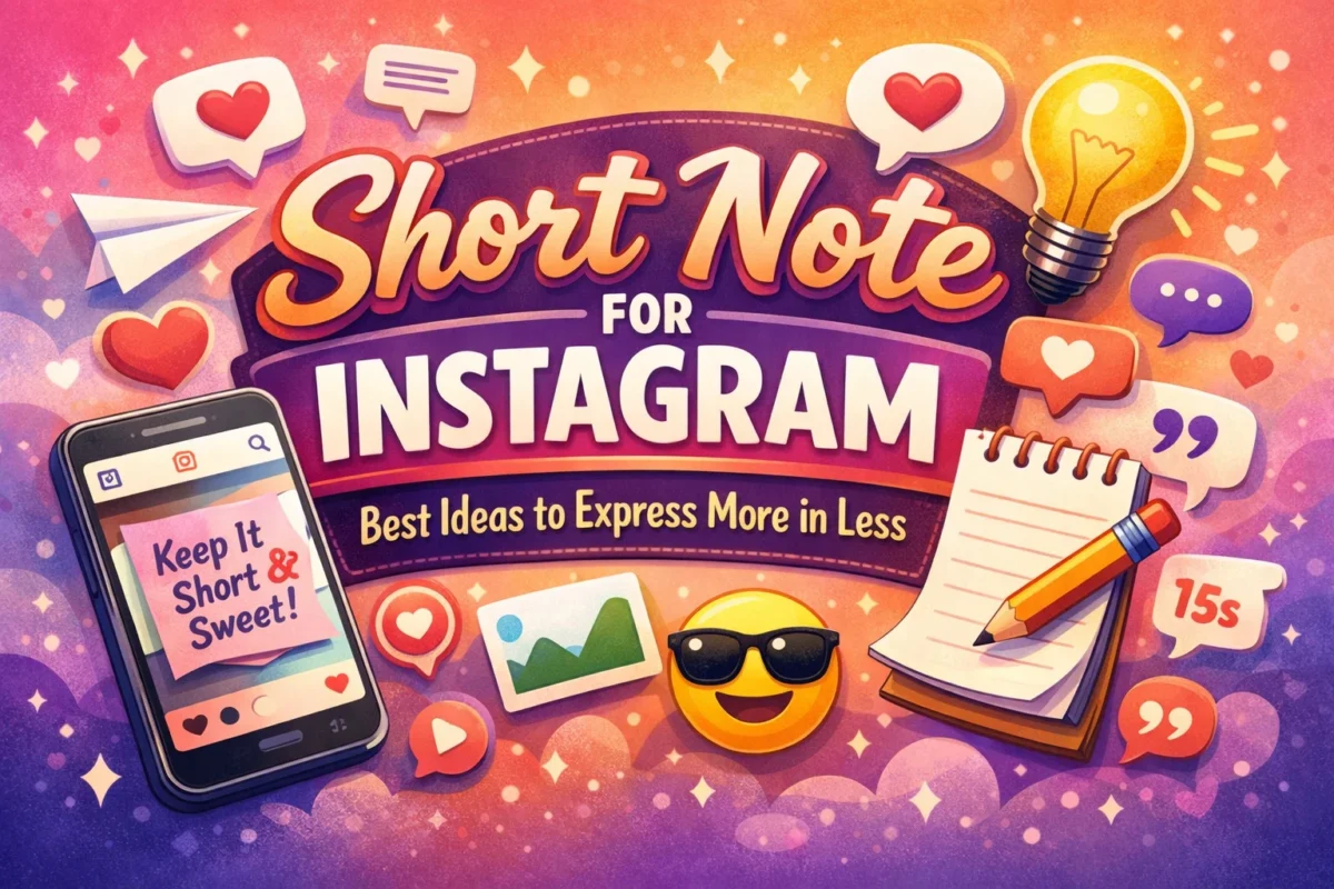 short note for instagram