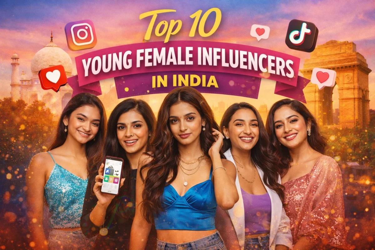 young female influencers India
